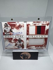 2024 Origins Bucky Irving Jalen McMillan Rookie Stars Patch Auto Booklet /49 RPA