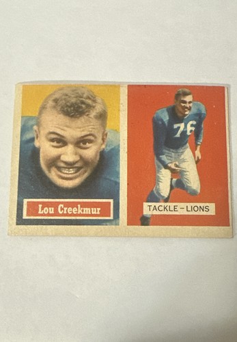 Lou Creekmur #20 1957 Topps card