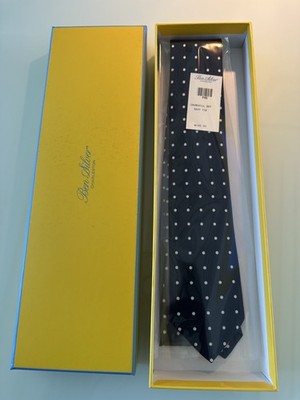 Ben Silver, Churchill Dot Navy Tie, NWT