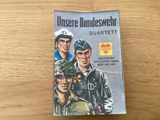 Altes quartett kartenspiel unsere Bundeswehr Bielefelder 0160 2. Wahl