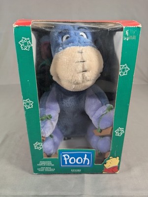 VTG Disney Telco Eeyore Winnie The Pooh Animated Motion-Ette Skates Scarf w/Batt
