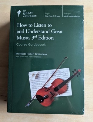 Great Courses How to Listen and Understand Great Music GB + 12 DVDs NEW SEALED