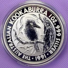 1991 Australian Silver Kookaburra 1 oz — photo from another recent sale