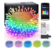 JMEXSUSS 200 LED RGB String Light Outdoor Indoor, Christmas Lights Outdoor...118