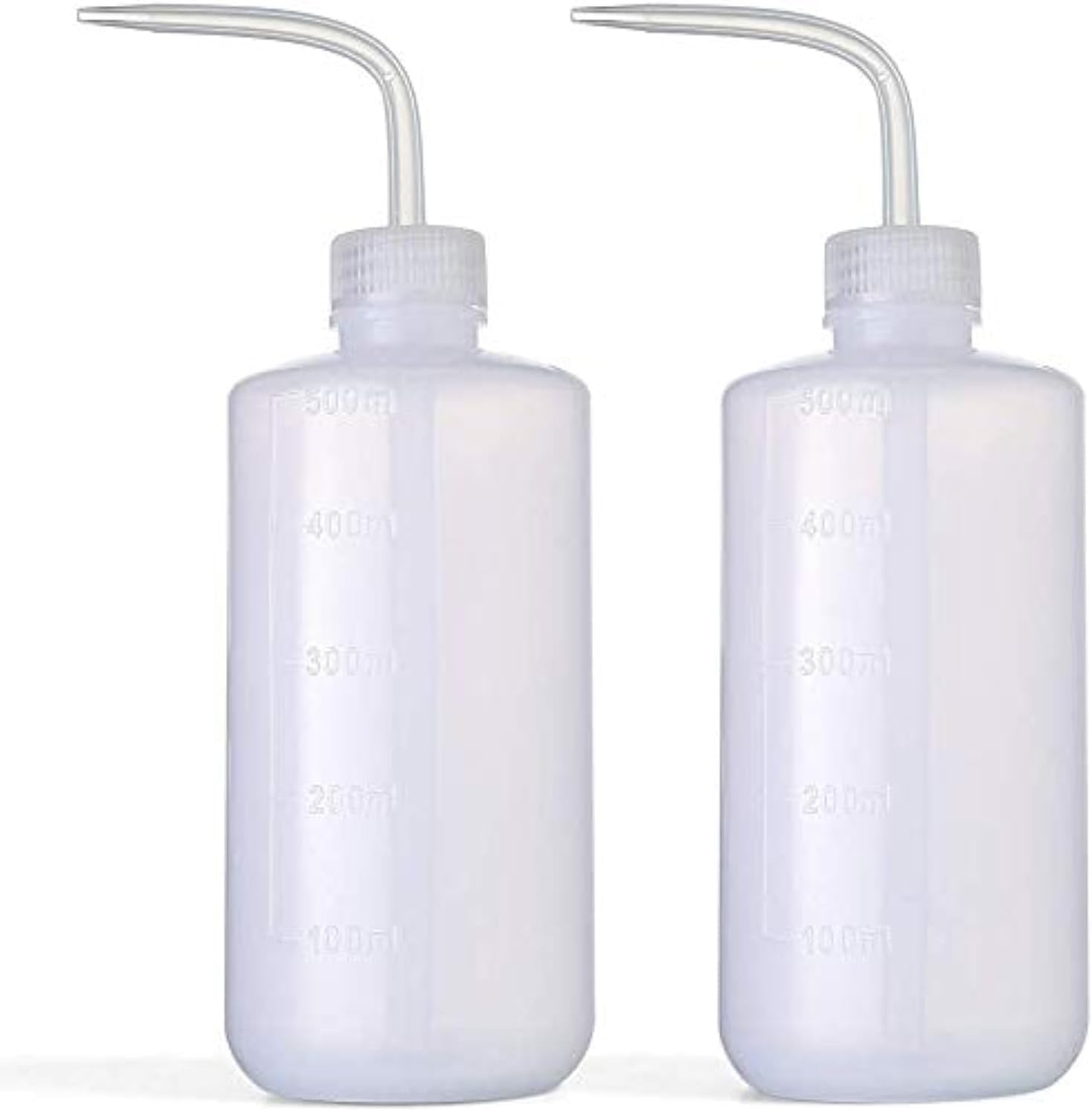 2pcs 500ml/17oz Safety Wash Bottle - Green Plastic Squeeze Bottle for Medical...