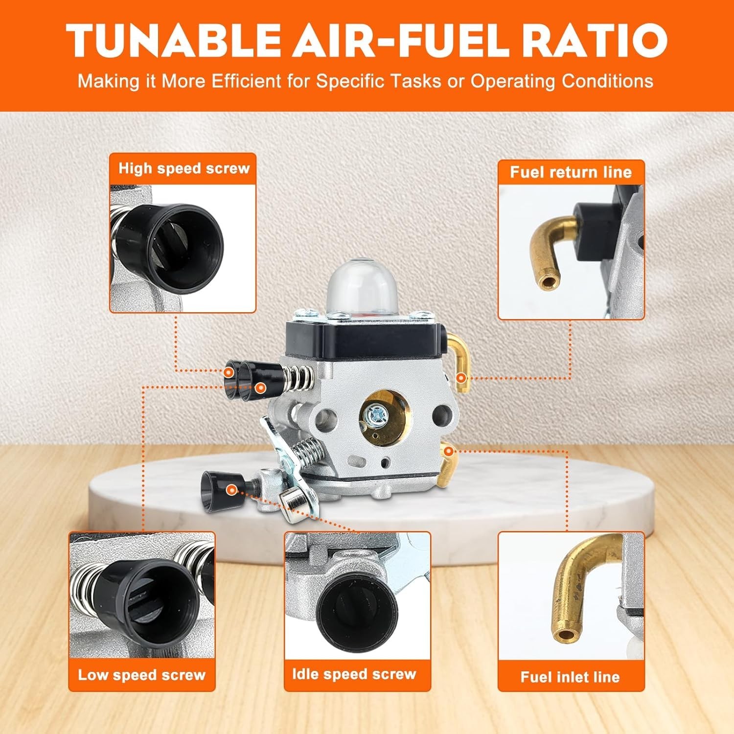 STHIL FS80R Carburetor with Essential Maintenance Kit for Efficient Care