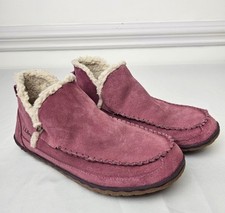 L.L. Bean Mountain Pink Slippers Moc Boot Women's Size 11