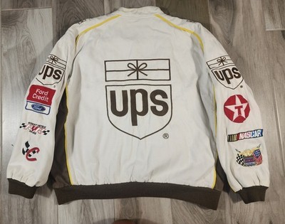 Vintage Dale Jarrett NASCAR Jacket UPS Jeff Hamilton Winston Cup