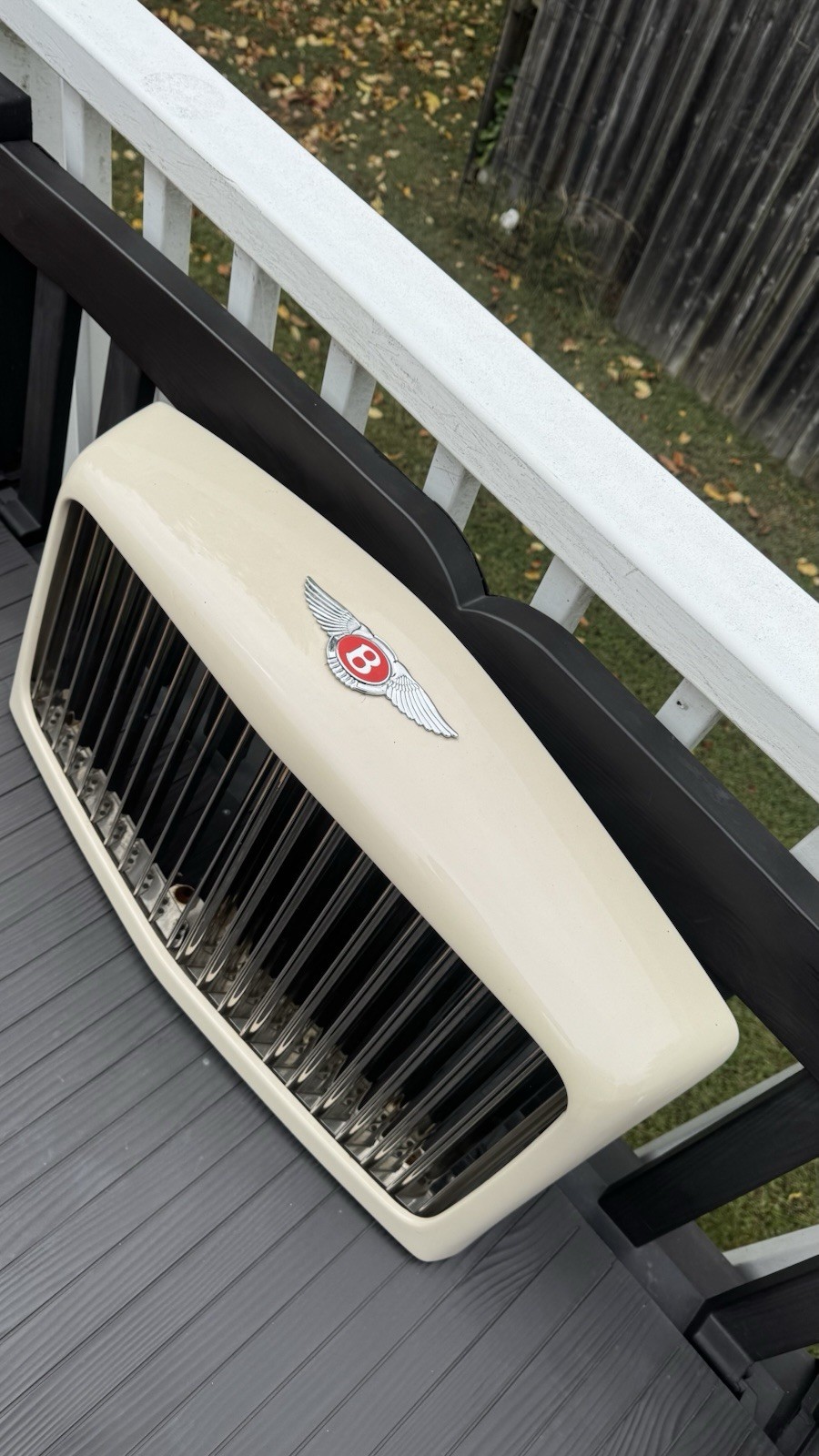 Bentley Continental R 1993 Bumper grille Chrome