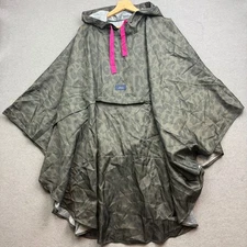 JOULES PONCHO Raincoat CAPE Green Waterproof Leopard Animal Print SMOCK Packable