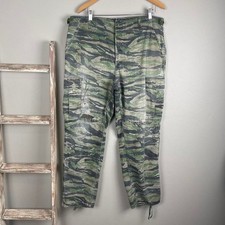 Vintage 06' US Military Combat Hot Weather Tiger Stripe Camo Pants Large