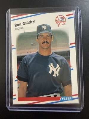 1988 Fleer #207 Ron Guidry New York Yankees