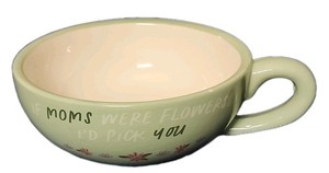 Ceramic Small Floral Plant Holder “If Mom’s Were Flowers Id Pick You” *READ (RV)