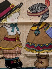 Daisy Kingdom Fabric Panel BE THANKFUL Applique 5413 vintage THANKSGIVING DIY 94