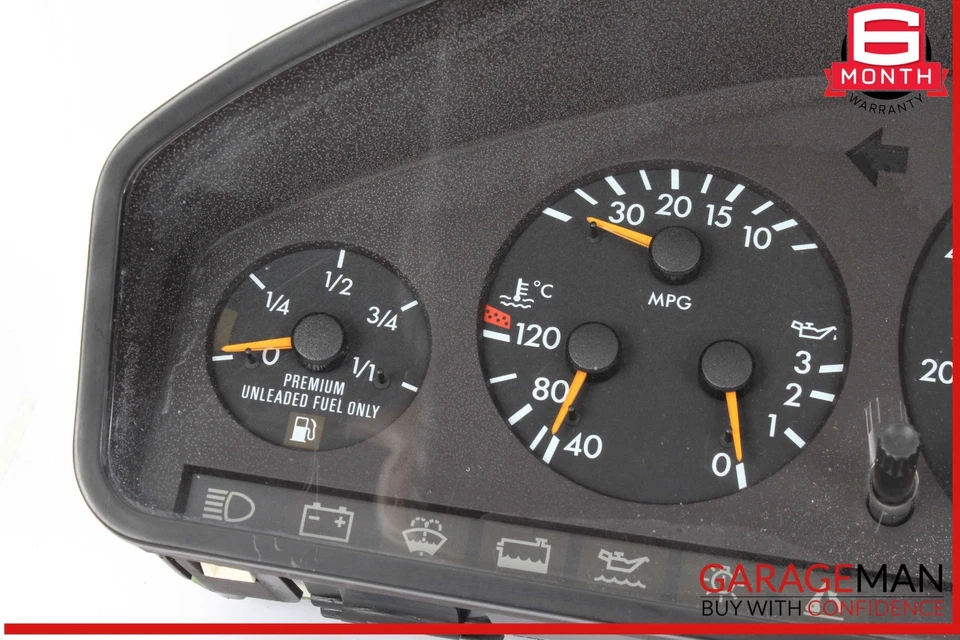 Cuadro de instrumentos velocímetro calibre 96-02 Mercedes R129 SL500 1294400711 OEM Foto 2 de 4