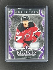 2024-25 Upper Deck Artifacts Brian Halonen Dual Rookie Jersey Purple /49 #192