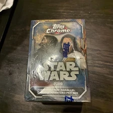 2025 TOPPS CHROME STAR WARS Value/Blaster BOX (40 Cards) Brand New In Hand