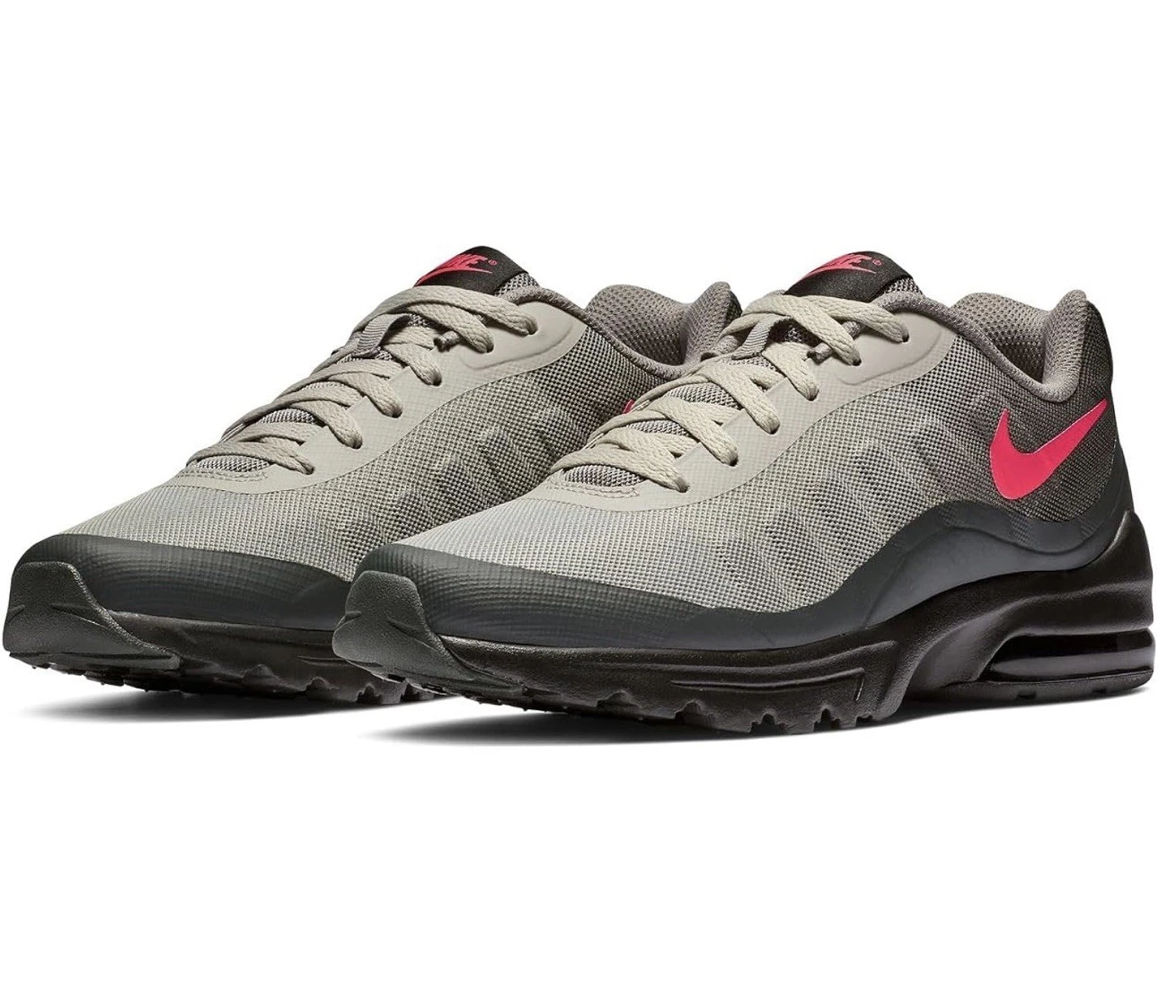 Nike Air Max Invigor Mens Shoes Trainers UK Size 7.5 Black /Solar Red CD1515 002