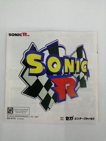 SEGA SONIC R Sega Saturn game