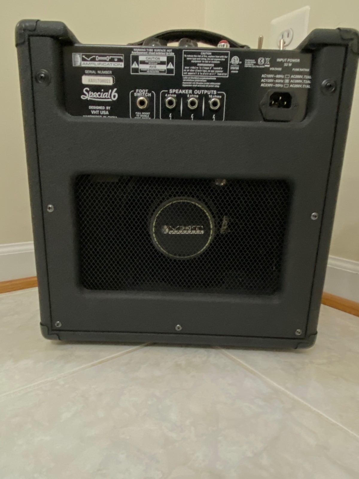 VHT Special 6 Hand Wired Tube Guitar Combo Amplifier Near Mint Condition