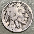 1921s Buffalo nickel, nice original VG coin nearly full date, part horn detail