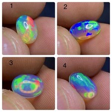 Natural Welo Ethiopian Opal Loose Gemstone Fire Opal Size AAA NS-51