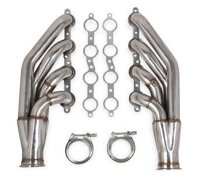 FlowTech Exhaust Header - Flowtech LS Turbo Headers-Polished