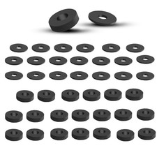 EPDM Rubber Bushing, 20 Pack Black Kydex Holster Washers - 20 Set,