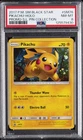 2017 POKEMON SM BLACK STAR PROMO SHINING LEGENDS PIN COLL PIKACHU-HOLO PSA 8