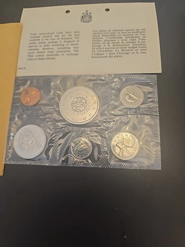 1964 Canada Silver Proof Set 6 Coins RCM Original Cello Royal Canadian Mint