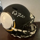 Adam Thielen Minnesota Vikings Signed Football Helmet Beckett BAS Authenticated