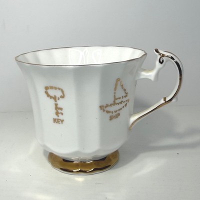 Taylor Kent Cup of Fortune Red Rose Tea English Bone China Collectible Cup