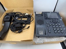 Polycom VVX 350 Desktop Phone POE 2200-48830-025 - Good Condition 
