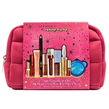 Sephora Favorites Lip Value Set Holiday 2025 10 Pc Bag Kit LIMITED EDITION NEW