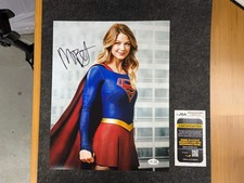 Melissa Benoist Signed 11x14 Photo as Supergirl CW – JSA COA