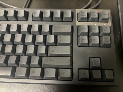 Topre REALFORCE R2TL-US3-BK English Tenkeyless Keyboard used | eBay
