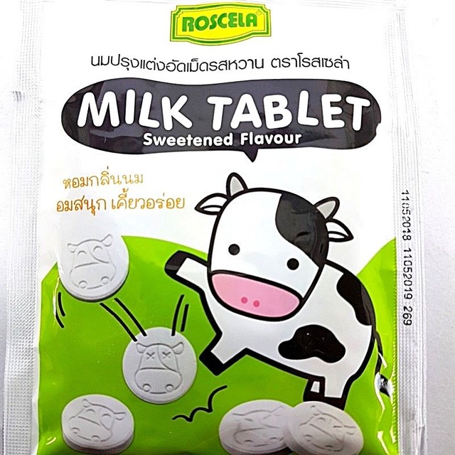 Milk candy tablet sweetened condensed chewing delicious calcium Roscela