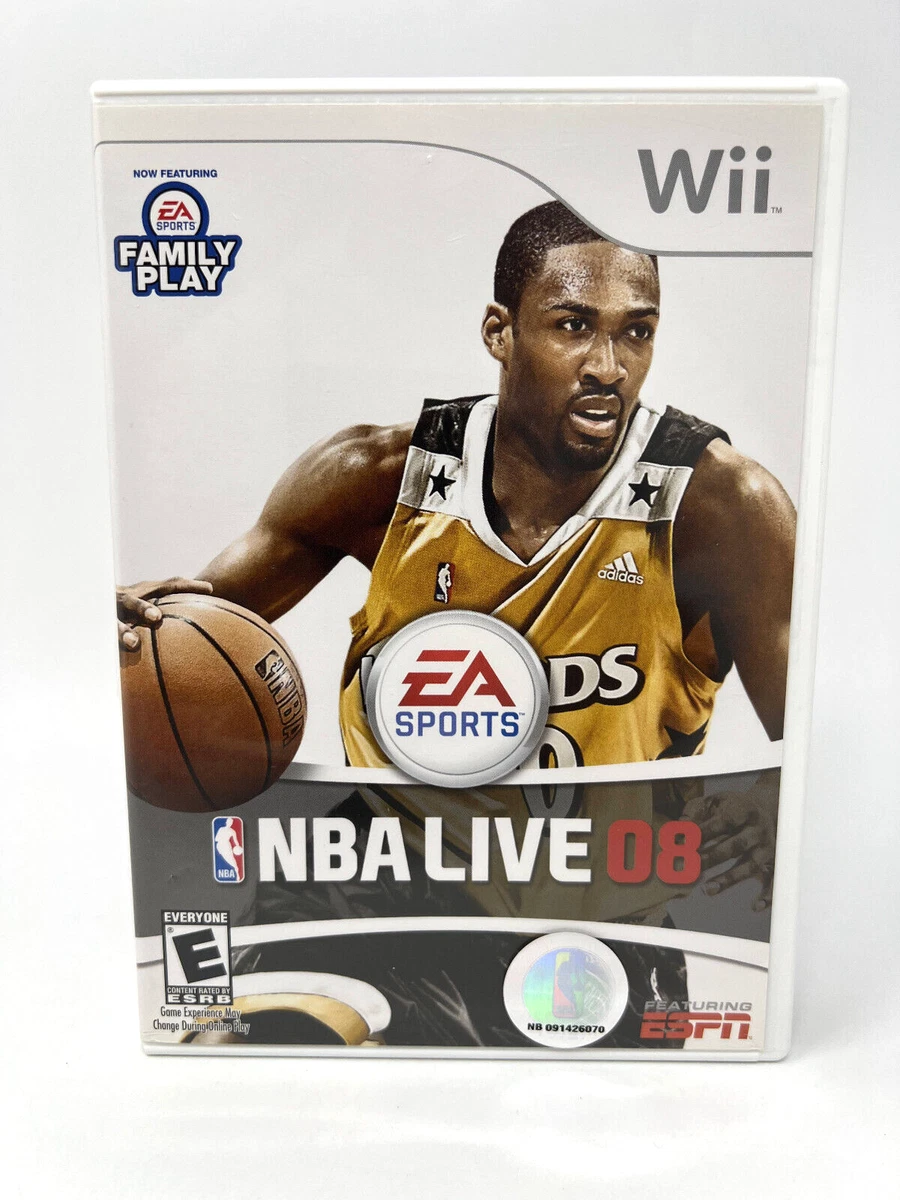 NBA Live 08 Nintendo Wii COMPLETE W MANUAL TESTED
