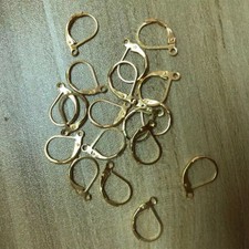 Wholesale Lever Back Earring Findings 18K GOLD Plated French Clip Dorp