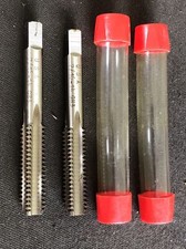 Qty. 2, 7/16-14 UNC GH3 HSS Bottom Hand Tap 4 Flute, Fully Ground. Made In USA