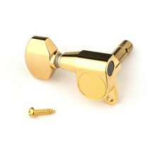 PRS Phase II Locking Tuner, Treble-side, Gold with Gold Buttons