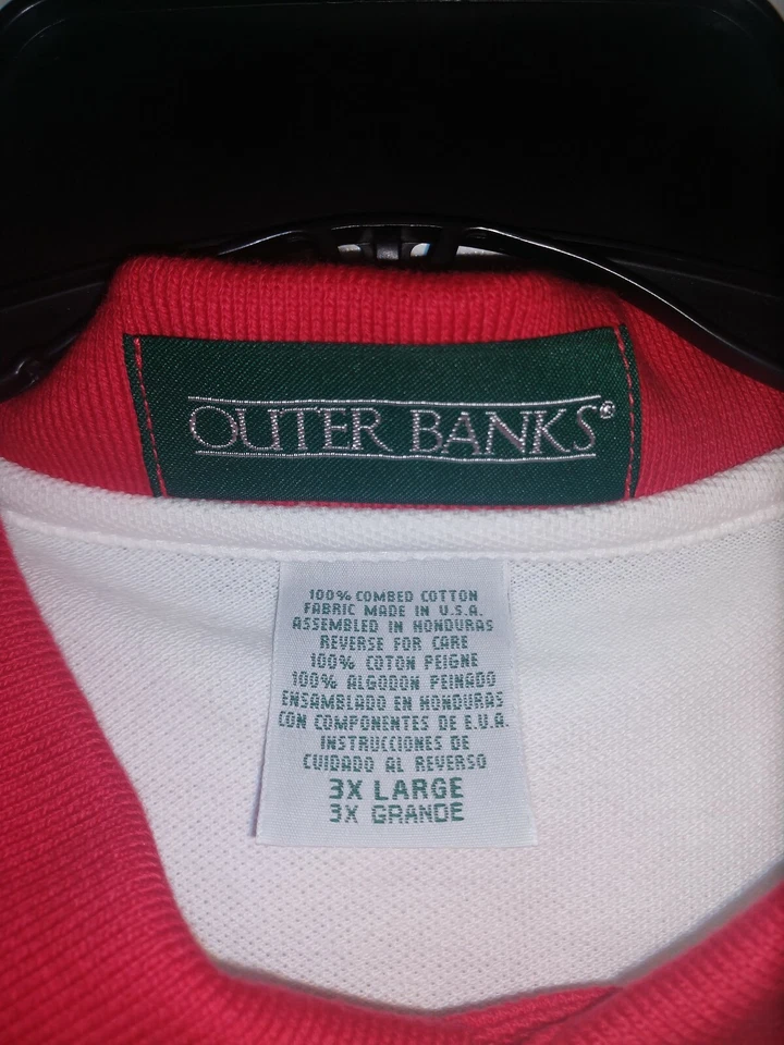 Camisa polo manga corta Outer Banks - Uniforme de empleado de Cains Foods - 3XL - NUEVA SIN ETIQUETAS Foto 3 de 3