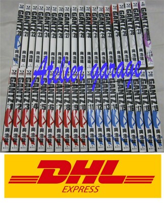 USED GANTZ Vol.1-37 + Novel MINUS 38 Set Japanese Manga Hiroya Oku