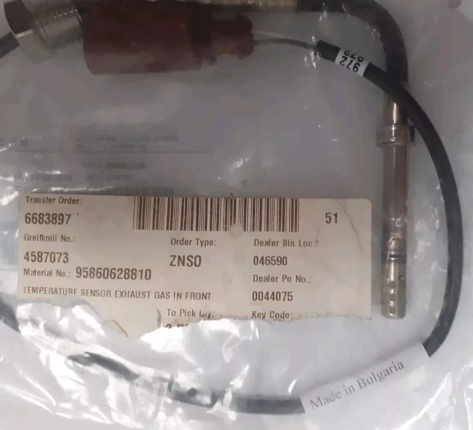 Sensore temperatura gas scarico originale Porsche 95860628810 - Immagine 4 di 4