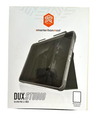 STM Goods Dux Studio Case for Apple iPad Pro 11” (1st 2nd Gen) Black 