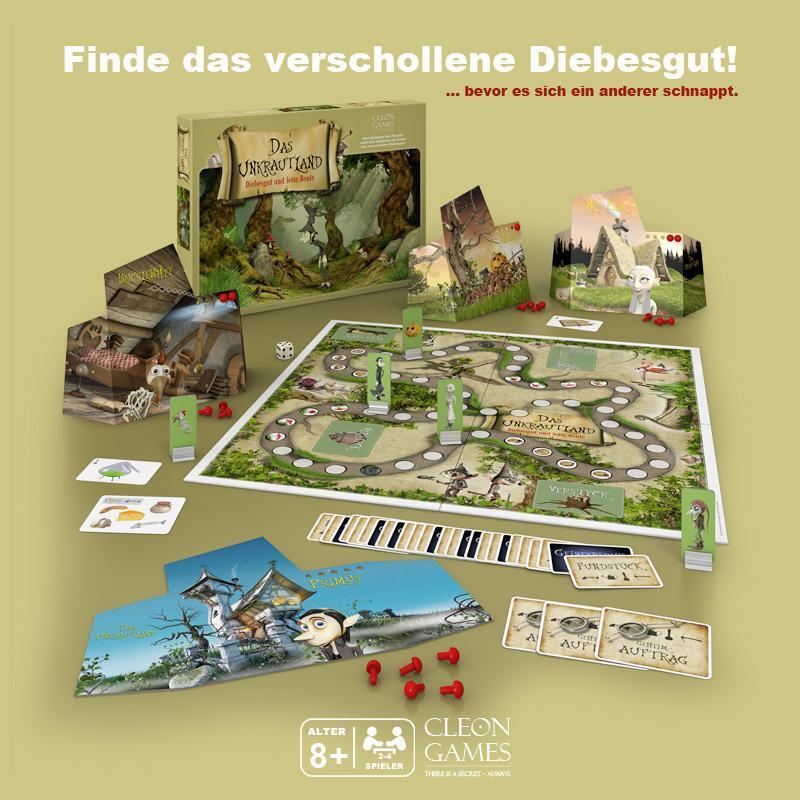 Thumbnail - Das Unkrautland - Diebesgut Und Fette Beute (brettspiel)