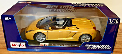 New MAISTO Lamborghini Gallardo Spyder Special Edition Diecast Boxed 1:18