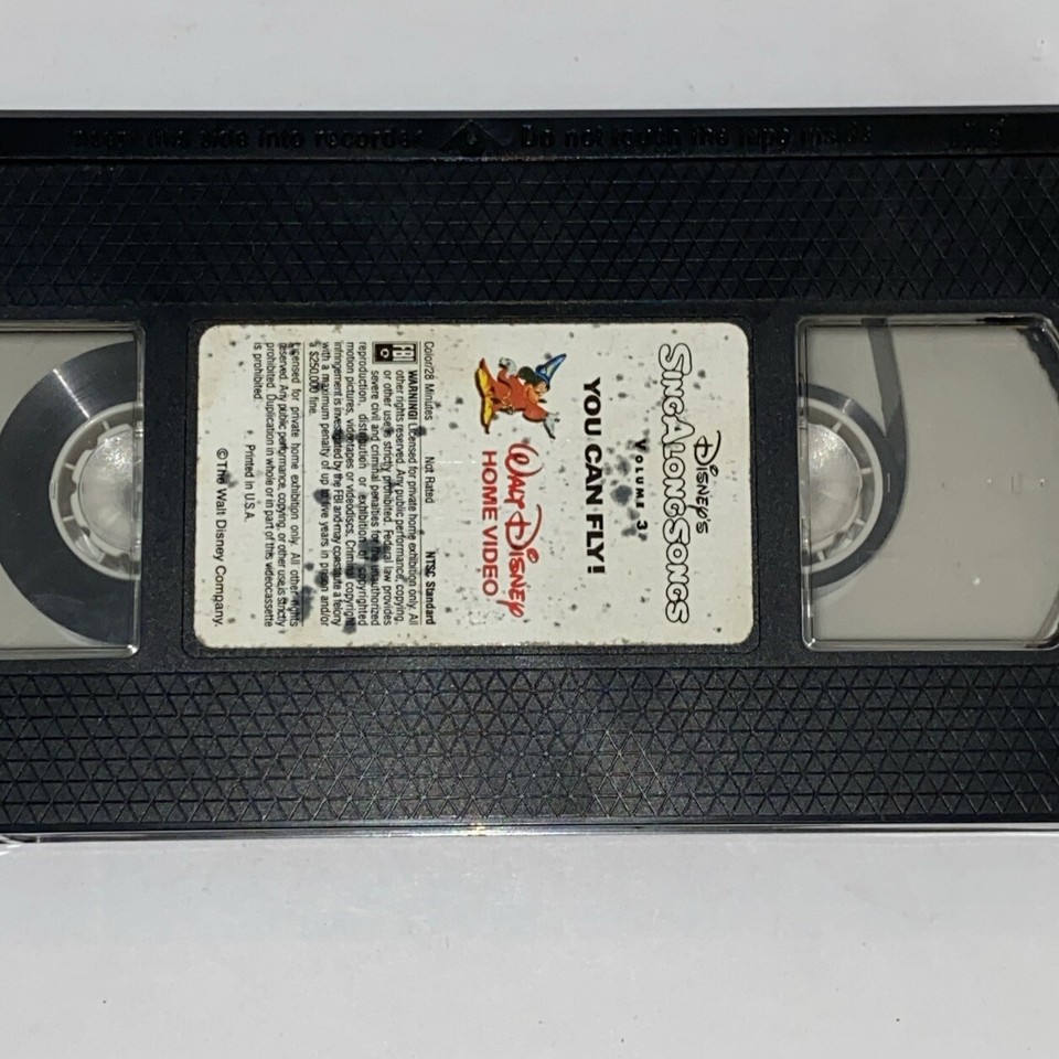 Disneys Sing Along Songs Peter Pan You Can Fly (VHS, 1993