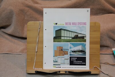 Walcon Corp Metal Wall Systems Catalog 1967 ? 12 pgs Vintage MCM