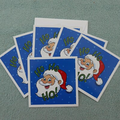 Weihnachtskarten, 6er Pack, 3DRose, innen leer